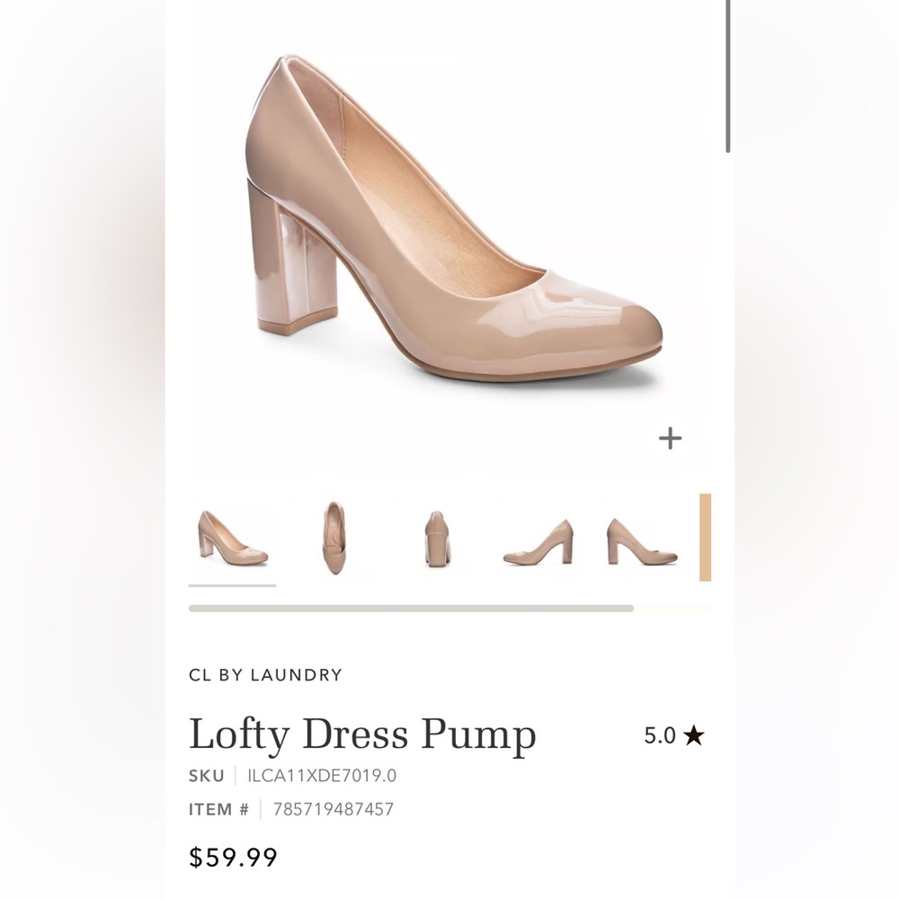 CL by Laundry Lofty Dress Pump Size 10